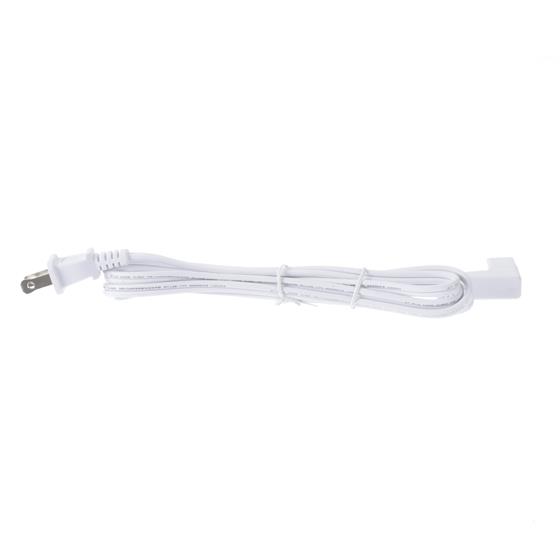 Picture of 36" L White Power Cord With 90-Degree Two Prong Plug For LED-RL Series Lights