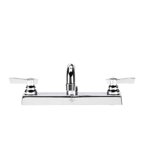 Picture of TOP-LINE® 8" OC Deck Mount Faucet Ceramic Valves with 10" Swivel Spout