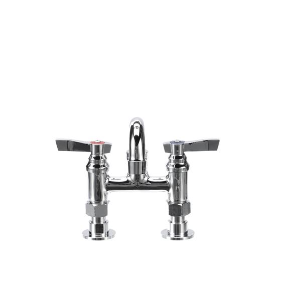 Picture of TOP-LINE® 4" OC Elevated Bridge Deck Mount Faucet Ceramic Valves with 6" Swivel Spout, Retail Packaging