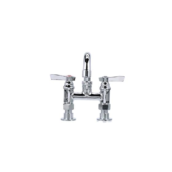 Picture of TOP-LINE® 4" OC Elevated Bridge Deck Mount Faucet Ceramic Valves with 8" Swivel Spout, Retail Packaging