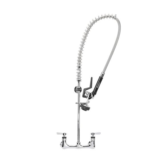Picture of Encore® 8" OC Wall Mount Pre-Rinse Assembly with  Stainless Steel Spring and 1.05 gpm PowerPulse™ Utility Spray