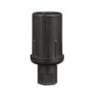 Picture of 1-5/8" Round Black Thermoplastic Adjustable Hex Foot Insert
