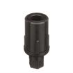 Picture of 1-5/8" Round Black Thermoplastic Adjustable Hex Foot Insert