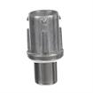 Picture of 1-5/8" Round Stainless Steel Clad Zinc Die Cast Adjustable Round Foot Insert