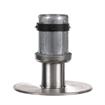 Picture of 1-5/8" Round Stainless Steel Clad Zinc Die Cast Adjustable Flanged Foot Insert