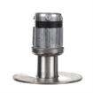 Picture of 1-5/8" Round Stainless Steel Clad Zinc Die Cast Adjustable Flanged Foot Insert