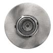 Picture of 1-5/8" Round Stainless Steel Clad Zinc Die Cast Adjustable Flanged Foot Insert