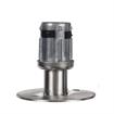 Picture of 1-5/8" Round Stainless Steel Clad Zinc Die Cast Adjustable Flanged Foot Insert With Mounting Holes