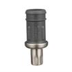 Picture of 1-1/2" Round Stainless Steel Clad Thermoplastic Adjustable Hex Foot Insert