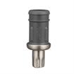 Picture of 1-1/2" Round Stainless Steel Clad Thermoplastic Adjustable Hex Foot Insert
