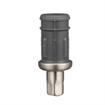 Picture of 1-1/2" Round Stainless Steel Clad Thermoplastic Adjustable Hex Foot Insert
