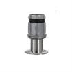 Picture of 1-5/8" Round Stainless Steel Clad Zinc Die Cast Adjustable 2" Reduced Flanged Foot Insert