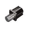 Picture of 1-1/2" Square Stainless Steel Clad Zinc Die Cast Adjustable Hex Foot Insert