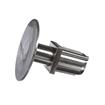 Picture of 1-1/2" Square Stainless Steel Clad Zinc Die Cast Adjustable Flanged Foot Insert