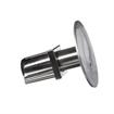 Picture of 1-1/2" Square Stainless Steel Clad Zinc Die Cast Adjustable Flanged Foot Insert
