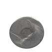 Picture of 1-1/2" Square Stainless Steel Clad Zinc Die Cast Adjustable Flanged Foot Insert