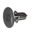 Picture of 1-1/2" Square Stainless Steel Clad Zinc Die Cast Adjustable Flanged Foot Insert