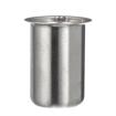 Picture of 1-5/8" x 3-1/4" H Stainless Steel Leg Socket With Flanged Top