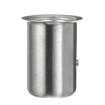 Picture of 1-5/8" x 3-1/4" H Stainless Steel Leg Socket With Flanged Top