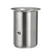 Picture of 1-5/8" x 3-1/4" H Stainless Steel Leg Socket With Flanged Top