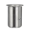 Picture of 1-5/8" x 3-1/4" H Stainless Steel Leg Socket With Flanged Top
