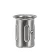 Picture of 1-5/8" x 3-1/16"H Stainless Steel Leg Socket With Flanged Top And Recessed Ribs