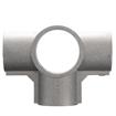 Picture of Brushed Aluminum Center Cross Brace Fitting For 1-5/8" OD Legs