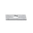 Picture of 3-1/2" x 3-1/2" Zinc Plated Steel Removable Mounting Plate With 1/2-13 Tapped Center Hole