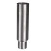 Picture of 1-5/8"OD x 20"H Stainless Steel Equipment Leg With Plain Top And Adjustable Round Toe
