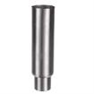 Picture of 1-5/8"OD x 34"H Stainless Steel Equipment Leg With Plain Top And Adjustable Round Toe
