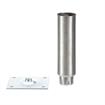 Picture of 1-5/8"OD x 6"H Stainless Steel Equipment Leg With Removable Mounting Plate  And Adjustable Hex Toe