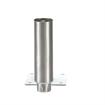 Picture of 1-5/8"OD x 6"H Stainless Steel Equipment Leg With Removable Mounting Plate  And Adjustable Hex Toe