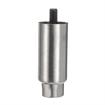 Picture of 1-5/8"OD x 4"H Stainless Steel Equipment Leg With 1/2-13 x 3/4"L Protruding Stud  And Adjustable Hex Toe