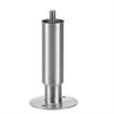Picture of 1-5/8"OD x 6"H Stainless Steel Security Equipment Leg With 1/2-13 x 3/4"L Protruding Stud And Adjustable Flanged Toe With Holes