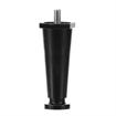 Picture of 4" H Black Thermoplastic Appliance Leg With 3/8-16 x 5/8"L Protruding Stud And Adjustable Flanged Toe