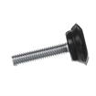 Picture of 5/16-18 x 1-1/2" L Black Thermoplastic Foot Leveler With 1-1/8" OD x 7/16" H Base