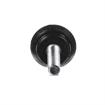 Picture of 5/16-18 x 1-1/2" L Black Thermoplastic Foot Leveler With 1-1/8" OD x 7/16" H Base