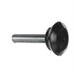 Picture of 5/16-18 x 1-1/2" L Black Thermoplastic Foot Leveler With 1-1/8" OD x 7/16" H Base