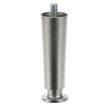 Picture of 1-1/4" OD x 4" H Nickel Plated Die Cast Appliance Leg With 3/8-16 x 5/8" L Protruding Stud And Adjustable Flanged Toe