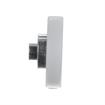 Picture of 1" OD Nylon/Steel Flat Ball Bearing Roller with 1/2" Rivet Stud