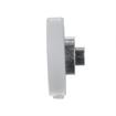 Picture of 1" OD Nylon/Steel Flat Ball Bearing Roller with 1/2" Rivet Stud