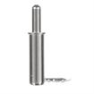 Picture of 5/16" OD x 1-1/2" L Chrome Plated Brass Spring Loaded Guide Pin with Speed Nut