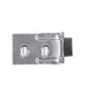 Picture of Zinc Plated Steel Floor Mount Door Stop with Solid Rubber Bumper