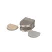 Picture of Stainless Steel Top Glass Clamp with Gaskets for 1/4" Glass