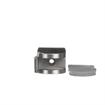 Picture of Stainless Steel Left-Hand Bottom Glass Clamp with Gaskets for 3/8" Glass