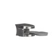 Picture of Stainless Steel Left-Hand Bottom Glass Clamp with Gaskets for 3/8" Glass