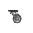 Picture of Standard Duty 1-3/16" x 2" Plate Caster With 2" Gray Rubber Wheel