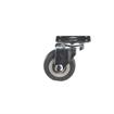 Picture of Standard Duty 1-3/16" x 2" Plate Caster With 2" Gray Rubber Wheel