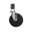 Picture of Standard Duty 1" Expanding Stem Caster With 4" Black Rubber Wheel