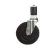 Picture of Standard Duty 1" Expanding Stem Caster With 4" Black Rubber Wheel
